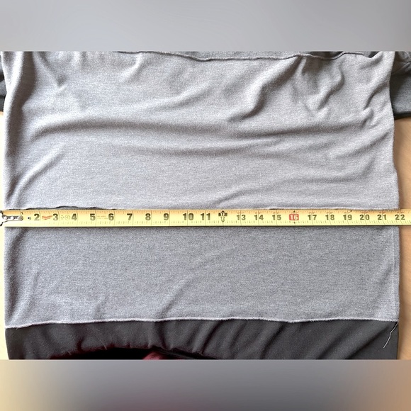 Coco Bianco Striped Long Tunic Top- Sz L - Picture 8 of 11